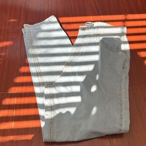 Stylish Light Blue Women's Straight Leg Jeans